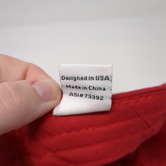 Thrivent Builds Slideback Baseball Cap Red One Size Adjustable Embroidered AMC - Picture 10 of 10